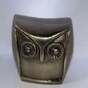 HD Designs Aluminum Owl Gold 5.6 Inches Home Decor Desk Table Shelf Figure