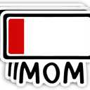 (3Pcs) Mama Sticker Funny Low Battery Motivational Quotes Family Mommy Love Mother's Day Nana Mimi Vinyl Decal for Tumbler Laptop Kindle Water Bottles Books Phone -Size 3x2.1 Inch