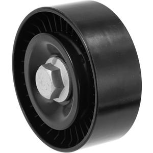 X AUTOHAUX 11287549557 Car Drive Belt Idler Pulley Deflection Guide Pulley for BMW 545i 2004-2005 for BMW 550i 2006-2010