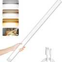 24IN Ultra Long Slim Under Cabinet Lighting, 106 LED 5000mAh 3 Color