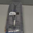 MAGZO Door Draft Stopper 36 Inches, Weighted Triangular Door Snake for Winter Noise Blocker with Hook Loops,Gray