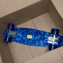 Skateboards Complete 22 Inch Mini Cruiser Retro Skateboard for Kids Boys Youths Beginners
