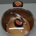 Gotham Steel 5 Quart Stock Pot Multipurpose Pasta Pot with Strainer Lid & Twist and Lock Handles, Nonstick Ceramic Surface Makes for Effortless Cleanup with Tempered Glass Lid, Dishwasher Safe (Graphite)