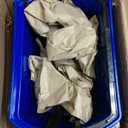 VEVOR 6 PCS Shopping Baskets, 39L Large Plastic Rolling Shopping Basket with Wheels, Shopping Carts with Handles, Portable Shopping Basket Set for Supermarkets, Grocery Shopping, Retail Stores, Blue