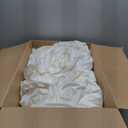 50ft x 10ft Ivory Backdrop Curtain for Wedding Ivory Wrinkle Free Backdrop Drapes Panels for Parties Baby Shower Bridal Shower Birthday Photo Photography Polyester Fabric Background Decoration