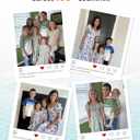 PATPAT Family Matching Summer Outfits, Mommy and Me Matching Shirts Dresses Paisley Print Matching Dresses for Family (6-9 Months, Green Paisley Floral)