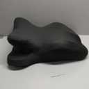 Ergonomic Memory Foam Wedge Pillow, 27 Angled Support for Neck and Waist, Multi-Position Support Pillow (Black)