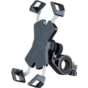 New Bike Phone Mount with Stainless Steel Clamp Arms Anti Shake and Stable 360 Rotation Bike Accessories/Bike Phone Holder for Any Smartphones GPS Other Devices Between 4 and 7 inches New Bike Phone Mount with Stainless Steel Clamp Arms Anti Shake and Stable 360 Rotation Bike Accessories/Bike Phone Holder for Any Smartphones GPS Other Devices Between 4 and 7 inches