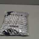 Marvmys 2 Pack Nightgowns for Women Short Sleeve Night Shirts V Neck Sleepwear Night Gown Loungewear M