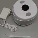 Dental Ultrasonic Retainer Cleaner Machine: 45kHz Dental Cleaning Pod with Digital Timer & 200ML, Deep Cleaning for Dentures, Mouth Guards, Aligners, Night Guards, Braces, Toothbrush Heads & Jewelry (White)