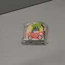 6 x Gift for Kid Ornament, Babys First Christmas Ornament 2025, A Cozy Little Christmas Wooden Photo Ornament  Red Car with Christmas Tree Picture Frame, Rustic Holiday Farmhouse Dcor Gift