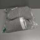 H.VERSAILTEX Linen Blackout Curtains 84 Inches Long, 100% Absolutely Blackout Thermal Insulated Textured Linen Look Curtain Draperies Anti-Rust Grommet with White Liner, 2 Panels, Dove Gray