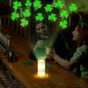 Baquler Easter Flameless Candles Egg Projector Lights Easter Basket Stuffers Spring Home Table Decor Egg LED Candle Night Light with Remote and Timer Battery Operated Gifts for Holiday Indoor Decor