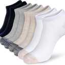MONFOOT Men's/Women's 10-20 Pairs Thin Cotton Low Cut Ankle Socks, Multipack (Large, 15 Multicolor(8 Pairs))