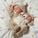 BABESIDE Lifelike Reborn Baby Dolls Boy - 17-Inch Baby Soft Body Realistic-Newborn Baby Doll Silicone Full Body Vinyl Real Life Baby Dolls with Toy Accessories for Kids Age 3+