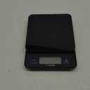 Taylor Glass Top Food Scale with Touch Control Buttons, 11 lb Capacity, Black
