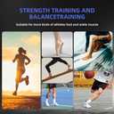 Juoe Ankle Foot Strengthener Exerciser for Sprained,Ankle Balance Board for Physical Therapy,Side Kick Ankle Board,Stability Exercises,Posture Corrector,Foot Balance Board for Plantar Fasciitis Relief (Black)