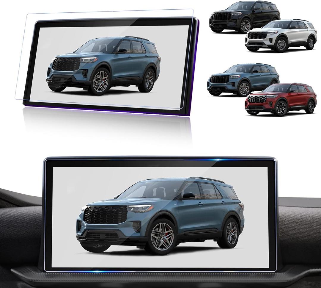 2025 Explorer Screen Protector Designed for 2026 2025 Ford ExplorerActive/ST-Line/ST/Platinum 13.2 Inch - 2025 Ford Explorer Accessories Tempered Glass Screen Protector Scratch Resistant