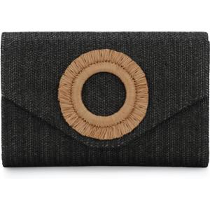 GOKTOW Straw Clutch Purse Rattan Summer Woven Beach Handbags for Women Wedding Vacation Travel Party 2025