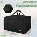 Speaker Carrying Bag with Thickened Sponge for Compact 15" Speaker Cabinets; Heavy-Duty Fits QSC K15, Yamaha DXR15 and more (IT-TOTE15), Black