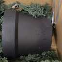 HAIHONG 4FT Artificial Cedar Topiary Trees,Faux Cedar Tree Potted Plant in Nursery Planter,Fake Plant Fake Shrubs for Outdoor Indoor Front Porch Garden Decor(Set of 2)