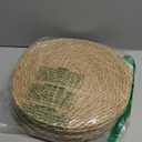 Round Woven Placemats 13 Inch Set of 10 - Boho Rattan Placemat Natural Water Hyacinth Placemats, Farmhouse Weave Place Mats, Rustic Braided Wicker Table Mats for Dining Table, Home, Wedding