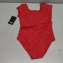 Bloch Dance Girls Dujour Microlux Short sleeve Leotard (14, Red)