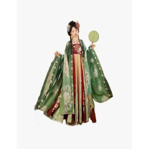 Hanfu Dress Women Chinese Ancient Hanfu Carnival Cosplay Costume Summer Hanfu Green Set Extra Large Size