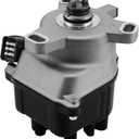Ignition Distributor with Cap Rotor Compatible with Honda CR-V L4 2.0L 1999 2000 2001, Replaces #84-17452, 31-17452, 30100-P0B-A01