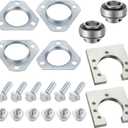 Go-Kart Rear Live Axle Bearing Kit 3-Hole for Go Karts Mini Bikes Trikes Off Road ATV
