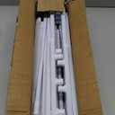 Foldable Drying Rack Clothing, 3-Tier Portable Clothes Drying Racks for Indoor & Outdoor, Anti-rust Compact Laundry Rack Collapsible, Compact Size, 15 lbs Max Load, White 28"D x 10"W x 35"H