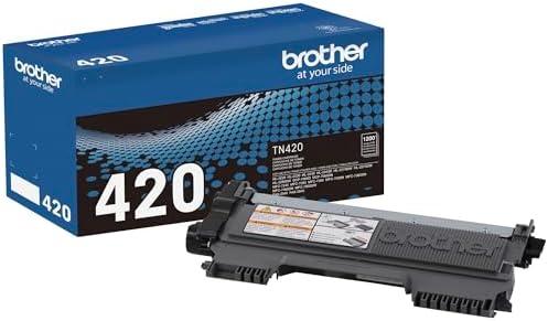 Brother Genuine TN420 Mono Laser Toner Cartridge, Black