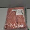 H.VERSAILTEX Linen Curtains 84 Inch Length 2 Panels Set, Thick Window Drapes Semi Sheer Light Filtering Rod Pocket Back Tab, Pinch Pleated Treatments Neutral Farmhouse Living Room, 52x84-Orange Rust