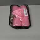 4 Sizes Self-Grip Hair Rollers Set for Long, Short Hair and Bangs - 50 Pcs with Clips (25mm, 36mm, 48mm, 60mm), Pink