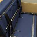 Stadium Seats for Bleachers with Back Support, Bleacher Seats with Backs and Cushion Wide, Portable Folding Comfort Stadium Chair with Shoulder Strap, Carry Handle, Storage Pockets, Navy, 2Pack