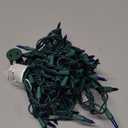 Novelty Lights 11 Feet 50 Bulbs Traditional Incandescent Mini Lights, Blue on Green Wire with 2.5" Spacing, Commercial Grade and UL Listed for Indoor/Outdoor Use, End-to-End Connectable