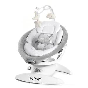 Baby Swing Electric 3-in-1, Motion Detection, Vibration & 360 Rotation | Infants Swing with 5 Speeds & 3 Swing Modes and 12 Preset Melodies, Electric Baby Swing for Indoor & Outdoor