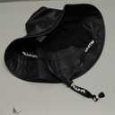 AWHA Souwester, Rain Hat - Waterproof Cap with Wide Brim and Earflaps (One Size, Black)