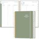 2026 Appointment Book & Planner - 2026 Daily Hourly Planner from January 2026 - December 2026, Weekly Appointment Book with 30-Minute Interval, Medium 6.4" x 8.5", Green-C