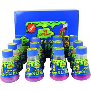 The Original Slime - Pack of 12 Cool and Holographic Slimes Perfect for Birthday Parties, Loot Bags, Easter Baskets, Halloween and Stocking Stuffers, for Kids, Boys and Girls Ages 5+