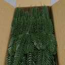 50PCS Artificial Pine Branches Christmas Greenery Plants Fake Cedar Pine Needles Picks for Xmas Tree Wreath Garland DIY Crafts Holiday Home Decoration