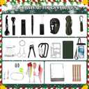 Survival Kit Advent Calendar 2025 for Adult Men Teen Boys,Christmas Gift 24 Days Countdown Advent Calendar for Men Outdoor Camping Fishing Hunting
