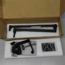 InnoGear Low Profile Mic Arm, 360 Rotatable Microphone Arm Stand Foldable Desk Mic Boom Arm with 3/8" to 5/8" Adapter for Fifine AM8 K669B Blue Yeti HyperX Quad Cast Solo Cast AT2020 and Other Mics (Black)