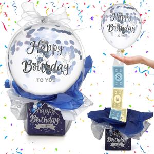 Sumind Pull Money Balloon Box for Cash Birthday Funny Money Balloon Surprise Kit Pull out Cash Holder Gift Box Birthday to You Surprise Gifts for Women Mother Girlfriend Wife(Novelty Style)