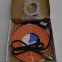 Cupohus Heat Tape for Water Pipes with Thermostat 15FT, Freeze Protection Self-Regulating Heat Trace Cable for Metal, Plastic Home Pipes, Roof and RV