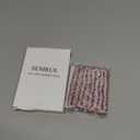 22 Momme Pure Mulberry Silk Scrunchies, Silk Hair Ties Elastics for Hair Sleep, Hair Care and No Damage, 4 PCS (Black*2+Lotus Pink*2)