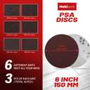 Sanding Belts & PSA Sanding Discs Set - 10 Pack 4x36 Inch Aluminum Oxide Belts (80/120/150/240/400 Grit) and 18 Pack 6-Inch Self-Adhesive Discs (80/100/120/180/240/400 Grit) for Wood, Metal Polishing