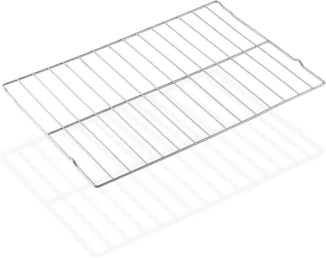 Allstare WB48X20249 Oven Rack Replacement Parts for GE Stove Oven Parts Oven Shelf 304 Stainless Steel 23.7 x 16 Inches Hotpoint General Electric Gas Range Toaster Oven Baking Wire Rack Rack-Flat