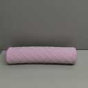 Cozyhealth Cervical Roll Pillow, Medium Soft Memory Foam Neck Round Pillow Cylinder Bolster Pillow for Sleeping, Round Neck Support for Bed, Legs, Back and Yoga (Purple, Medium - 3.9" H)