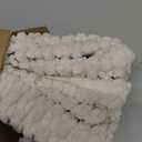 Kevin Textile 14x36 Inch Long Lumbar 1 Pack Boho Decorative Throw Pillow Cover Soft Striped Corduroy Rectangle Cushion Case Farmhouse Solid Color Accent for Living Room Couch Sofa Bed, Cream White